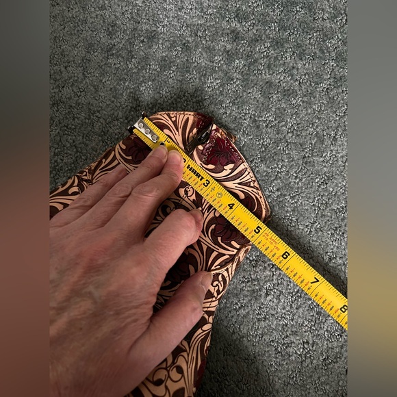 NEW Old Gringo 8 B Tooled Western Cowboy Boots Zip Ankle Booties Valentines - Picture 11 of 11